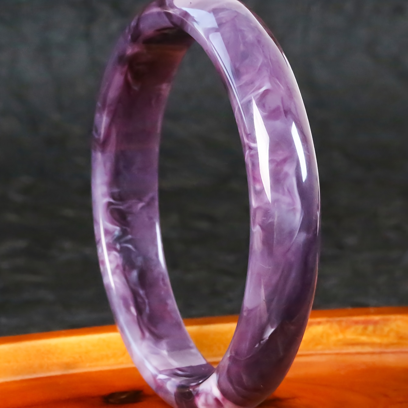Natural Lavender Dreamy Amethyst Narrow Kunzite Bracelet
